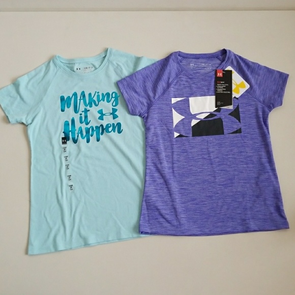 Under Armour Other - NWT Girl Under Armour Heat Gear Shirts